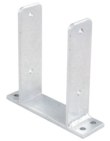 Pfostenträger für Zaunpfosten lichte Weite 121 mm feuerverzinkt - Pitzl