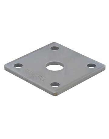 5-Loch-Platte M20 100 x 100 x 6 mm ZiNiP - Pitzl