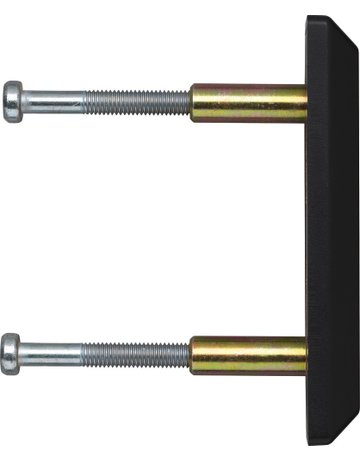 Tür- Befestigungsset, für Panzerriegelschloss, PA1018, Stahl, schwarz - ABUS