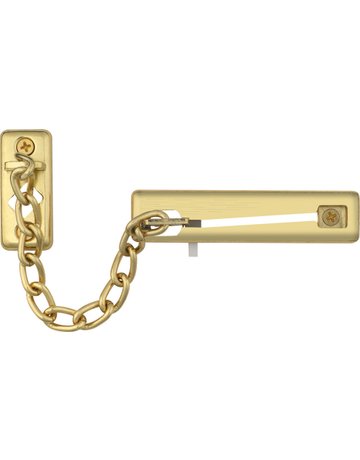 Wohnungseingangstür- Türkette, mit integrierter Kettenhalterung, SK69 CL/DFNLI, Stahl vermessingt matt - ABUS