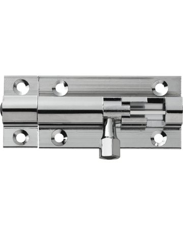 Grendelriegel, mit Schlaufe, 96/50 C/DFNL, Breite 25x Länge 50mm, verchromt - ABUS