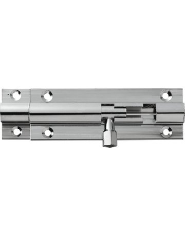 Grendelriegel, mit Schlaufe, 96/75 C/DFNLI, Breite 25x Länge 75mm, verchromt - ABUS