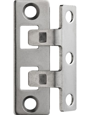 Wohnungseingangstür- Bandseitensicherung, TAS102 C/DFNLI, DIN Links-Rechts, edelstahl - ABUS