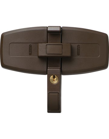 Fenster- Zusatzschloss, abschließbar, DFS95 AL0089, gleichschließend, Stahl braun - ABUS