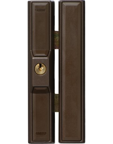 Fenster- Universal-Zusatzschloss, abschließbar, FTS88 AL0089, gleichschließend, Stahl braun - ABUS