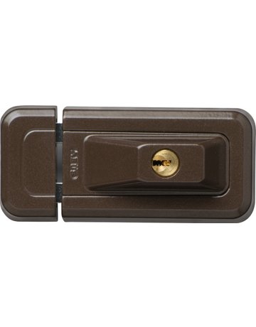 Fenster- Universal-Zusatzschloss, abschließbar, 3010 AL0089, gleichschließend, Stahl braun - ABUS