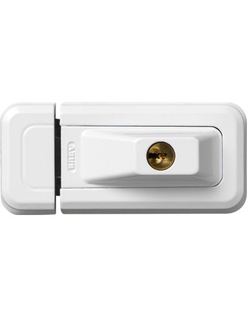 Fenster- Universal-Zusatzschloss, abschließbar, 3010 AL0089, gleichschließend, Stahl weiß - ABUS