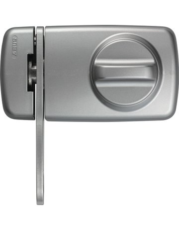 Wohnungseingangstür- Zusatzschloss, 7030 EK, mit Sperrbügel, DIN Links-Rechts, silber - ABUS