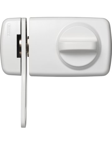 Wohnungseingangstür- Zusatzschloss, 7030 EK, mit Sperrbügel, DIN Links-Rechts, weiß - ABUS