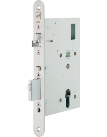 PA-Einsteckschloss 609 PZW72/9,D65,F20x235rd,Si,Panikausführung E - effeff