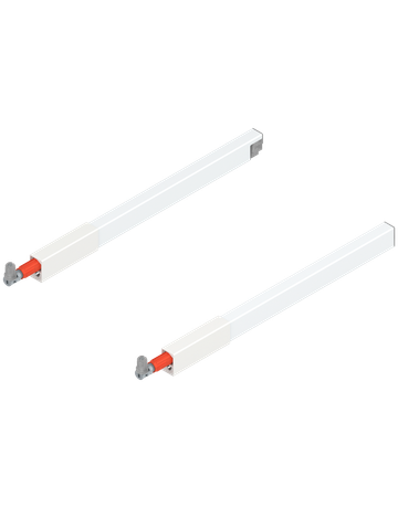 TANDEMBOX Längsreling (oben), für Frontauszug, NL=350 mm, links/rechts, für TANDEMBOX antaro, seidenweiss - Blum