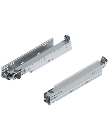 MOVENTO mit TIP-ON, Vollauszug, Führung, 40 kg, NL=350 mm, für Kupplung, links/rechts, verzinkt - Blum