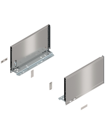 LEGRABOX Zarge, Höhe C (177 mm), NL=300 mm, links/rechts, für LEGRABOX pure, inox-gebür.-lackiert - Blum
