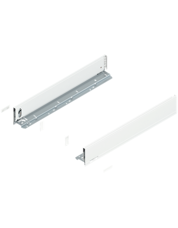 LEGRABOX Zarge, Höhe M (90.5 mm), NL=550 mm, links/rechts, für LEGRABOX pure, seidenweiss matt - Blum