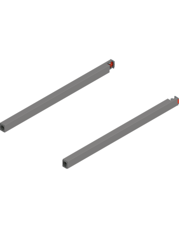 MERIVOBOX Längsreling, NL=350 mm, links/rechts, indiumgrau matt - Blum