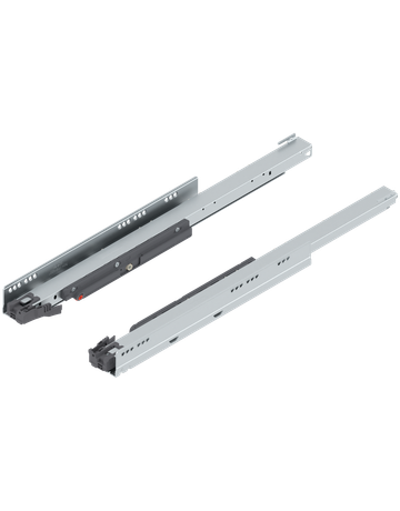 LEGRABOX Korpusschiene mit TIP-ON, Vollauszug, 40 kg, NL=600 mm, links/rechts, verzinkt - Blum