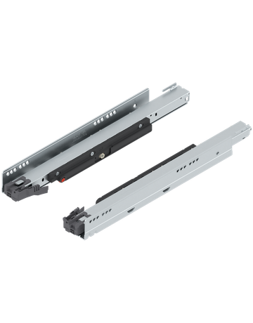 LEGRABOX Korpusschiene mit TIP-ON, Vollauszug, 70 kg, NL=450 mm, links/rechts, verzinkt - Blum