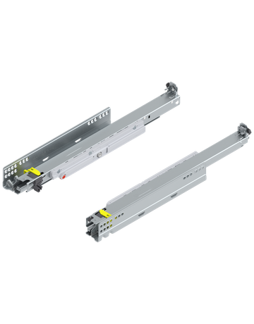 MOVENTO mit TIP-ON, Vollauszug, Führung, 40 kg, NL=450 mm, für Kupplung, links/rechts, verzinkt - Blum