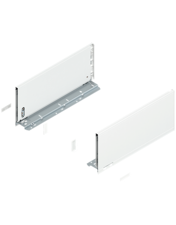 LEGRABOX Zarge, Höhe C (177 mm), NL=400 mm, links/rechts, für LEGRABOX pure, seidenweiss matt - Blum