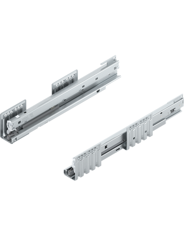 MERIVOBOX Korpusschiene, 40 kg, NL=350 mm, links/rechts, verzinkt - Blum