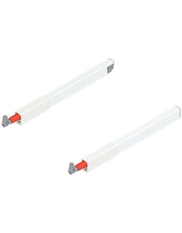 TANDEMBOX Längsreling (oben), für Frontauszug, NL=300 mm, links/rechts, für TANDEMBOX antaro, seidenweiss - Blum