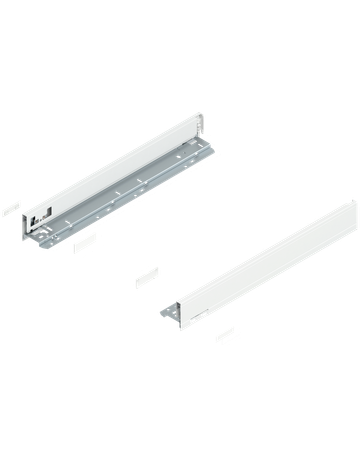 LEGRABOX Zarge, Höhe N (66.5 mm), NL=500 mm, links/rechts, für LEGRABOX pure, seidenweiss matt - Blum