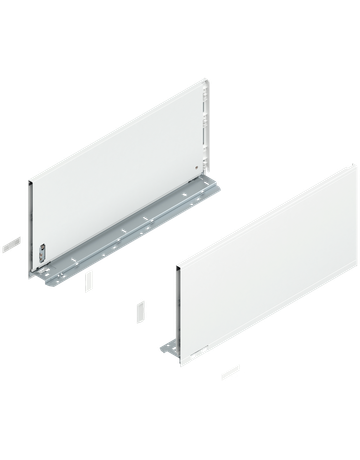 LEGRABOX Zarge, Höhe F (241 mm), NL=500 mm, links/rechts, für LEGRABOX pure, seidenweiss matt - Blum