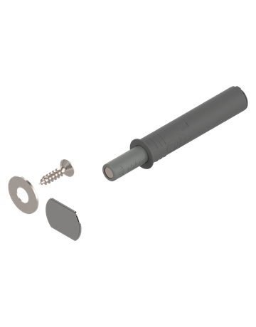 TIP-ON für Türen (Set), Kurzversion, mit Magnet, R7036 platingrau - Blum