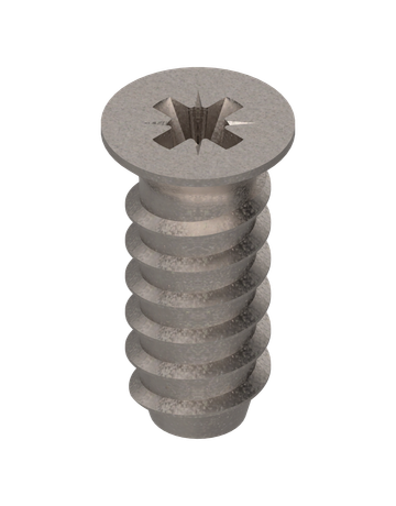 Systemschraube, Senkkopf, Ø6 mm, Nennlänge: 14.5 mm, vernickelt - Blum