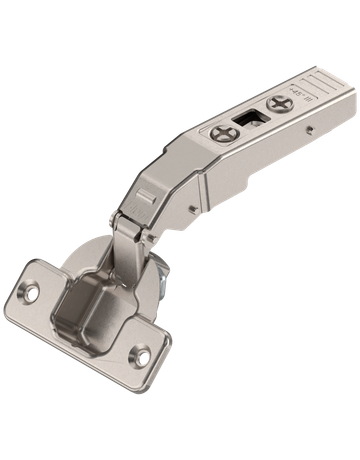 CLIP top Winkelscharnier 45° III, max. aufschl., ohne Feder, Topf: Schrauben, vernickelt - Blum