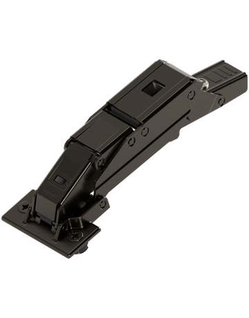 CLIP top BLUMOTION Scharnier für dünne Türen 110°, Eckanschlag, Topf: EXPANDO T, onyxschwarz