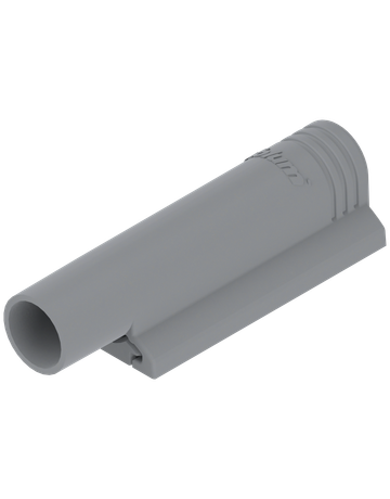 BLUMOTION Adapterplatte, gerade (20/32), Kunststoff, R7036 platingrau