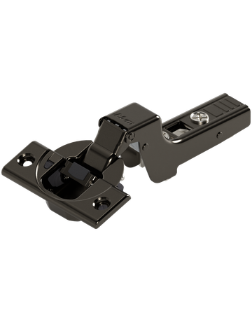 CLIP top BLUMOTION Standardscharnier 110°, Innenanschlag, Topf: Schrauben, onyxschwarz