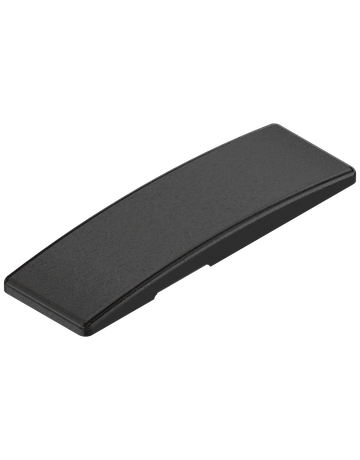 Scharnier-Abdeckkappe, unbedruckt, onyxschwarz - Blum