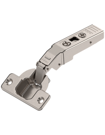 CLIP top Winkelscharnier 30° III, max. aufschl., ohne Feder, Topf: Schrauben, vernickelt - Blum