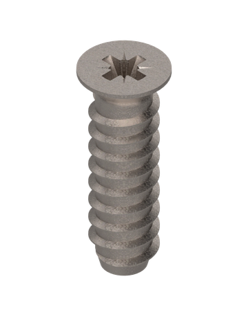 Systemschraube, Senkkopf, Ø6 mm, Nennlänge: 20 mm, vernickelt - Blum