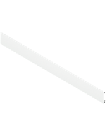 LEGRABOX Vorderstück, für Innenschubkasten und Innenauszug mit Querreling, KB=1200 mm, zum Ablängen, seidenweiss matt - Blum