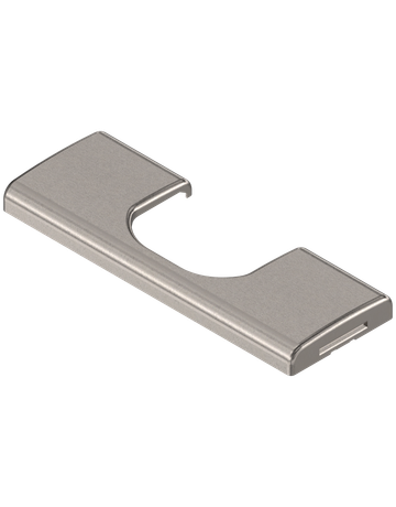 Scharnier-Topfabdeckkappe, unbedruckt, vernickelt - Blum