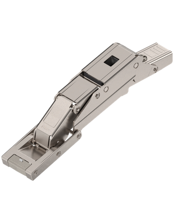 CLIP top Glastür-CRISTALLO 110°, Eckanschlag, Topf: Kleben, vernickelt - Blum