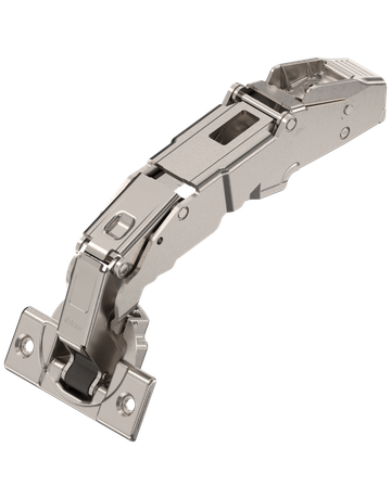 CLIP top Weitwinkelscharnier 155°, Mittelanschlag, ohne Feder, Topf: Schrauben, vernickelt - Blum