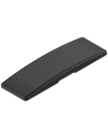 Scharnier-Abdeckkappe, unbedruckt, onyxschwarz - Blum