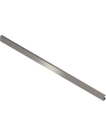 LEGRABOX Vorderstück, mit Nut für Einschubelement, für Innenauszug, KB=1200 mm, zum Ablängen, eloxiert niro 2 - Blum