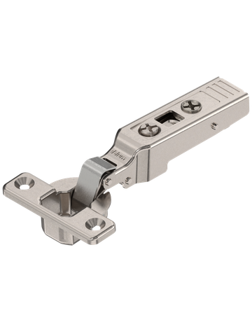 CLIP top Minischarnier 94°, Eckanschlag, Topf: Schrauben, vernickelt - Blum