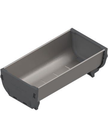 ORGA-LINE Schale, Länge=176 mm, Breite=88 mm, inox-gebü/staubgr - Blum