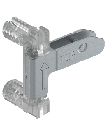 MERIVOBOX Frontbefestigung unten, INSERTA, symmetrisch, verzinkt - Blum
