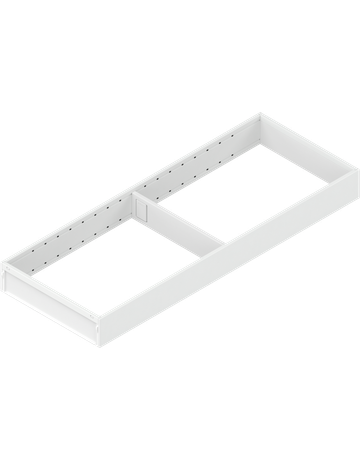 AMBIA-LINE Rahmen, für LEGRABOX/MERIVOBOX Schubkasten, Stahl, NL=550 mm, Breite=200 mm, seidenweiss matt - Blum