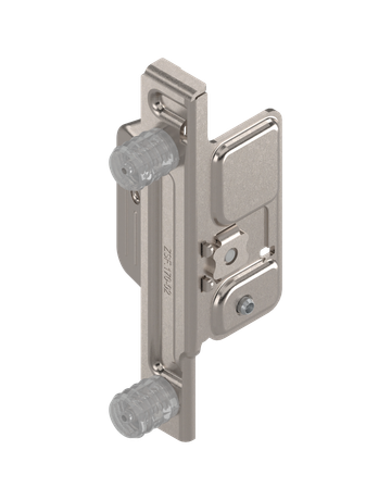 METABOX Frontbefestigung, Höhe M/K/H, Einpressen, links, vernickelt - Blum
