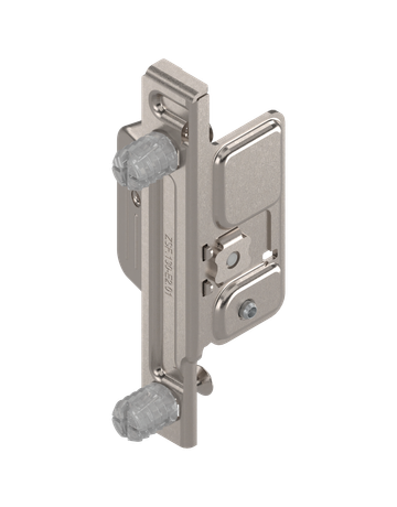 METABOX Frontbefestigung, Höhe M/K/H, EXPANDO, links, vernickelt - Blum