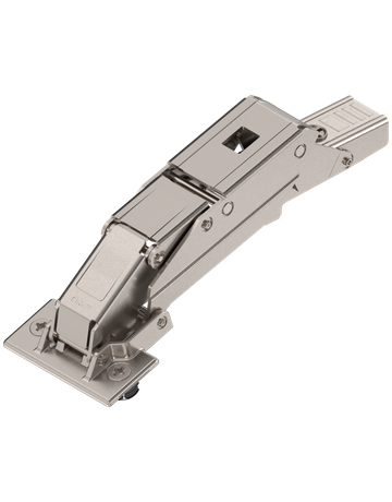 CLIP top Scharnier für dünne Türen 110°, Eckanschlag, ohne Feder, Topf: EXPANDO T, vernickelt - Blum