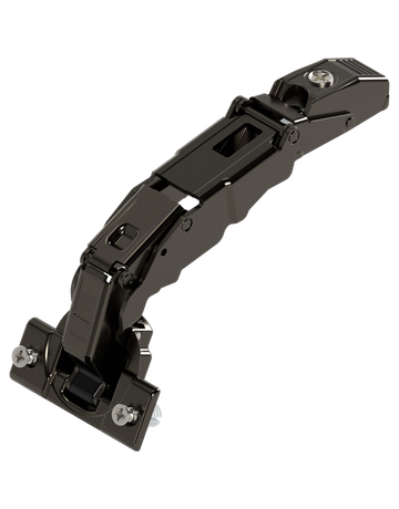 CLIP top 0-Einsprungscharnier 155° Eck o. Feder z. Anschrauben onyxschwarz - Blum